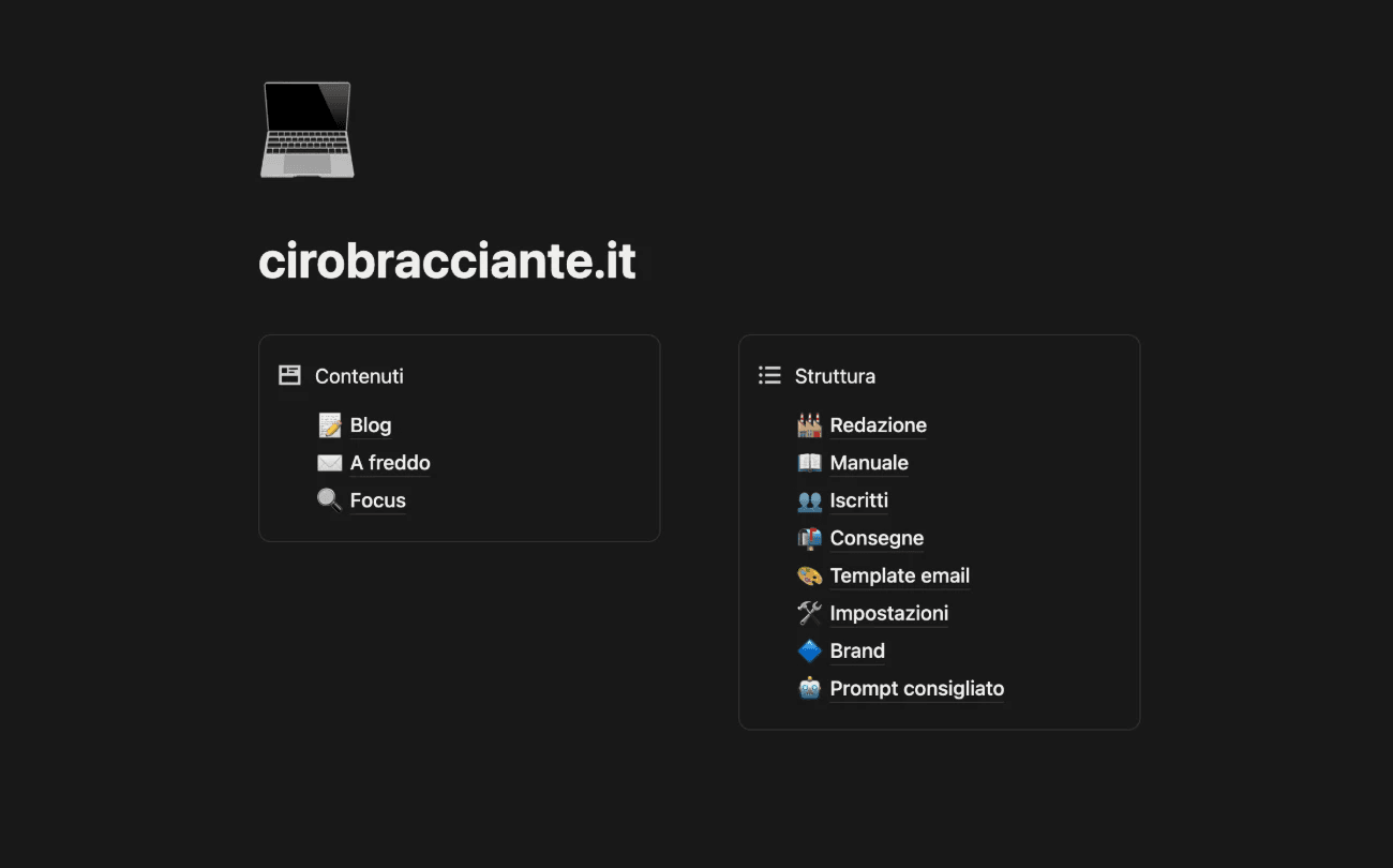 Ciro Bracciante, schermata 3